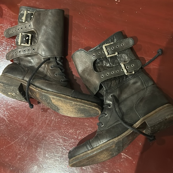 All Saints Shoes - All Saints buckled boots